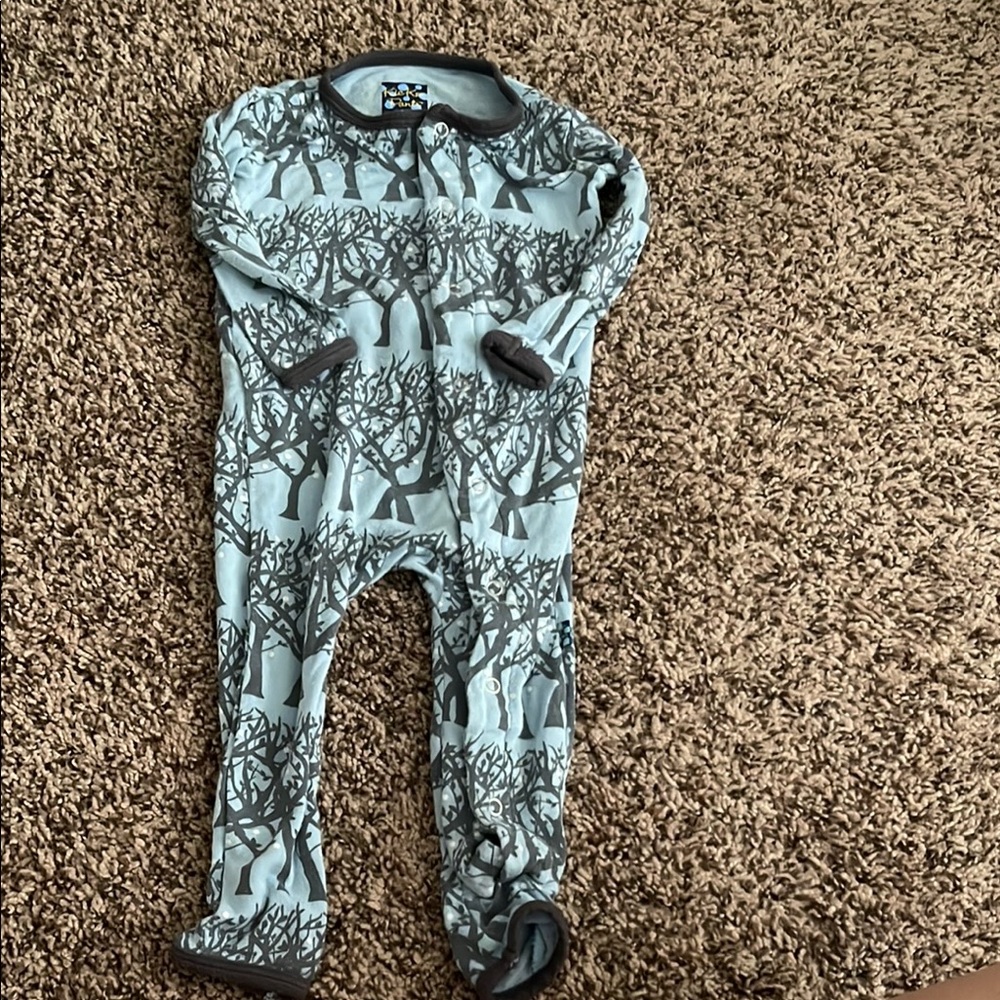 KicKee Pants Tree Print Onesie